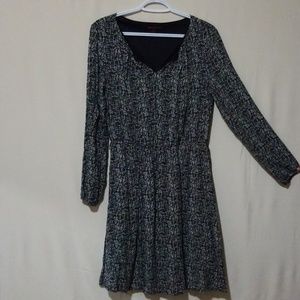 🌷Black + White formal dress